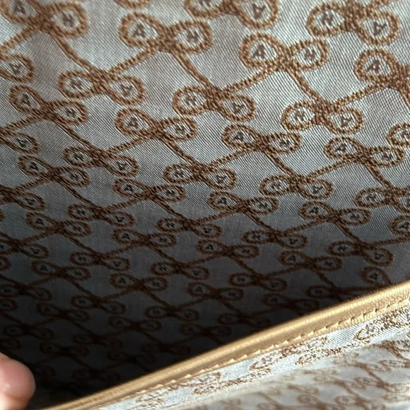 Anya Hindmarch Gray/Gold Fabric/Leather Tote - Picture 5 of 15